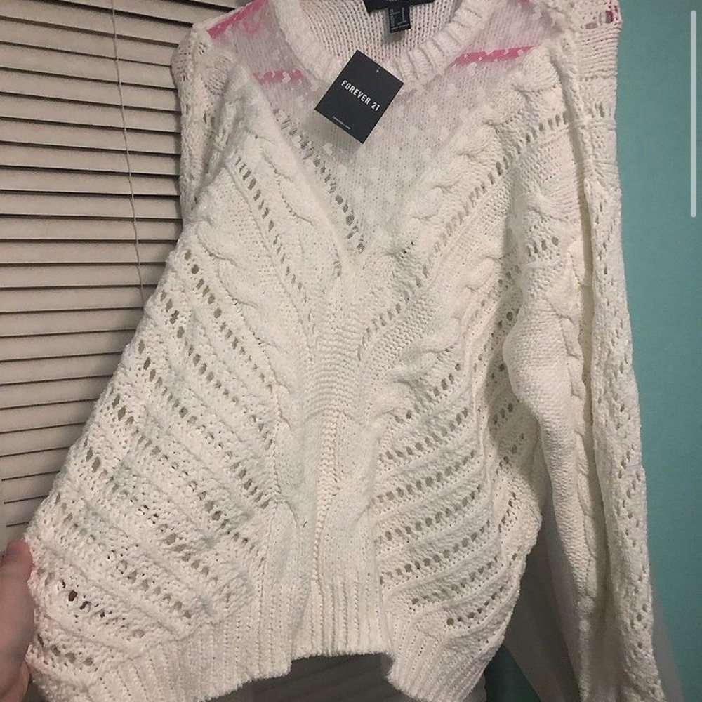 Forever 21 Ivory Sweater
